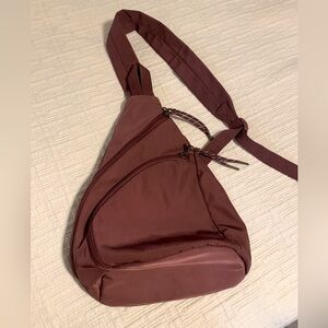 Cute crossbody bag, pink/mauve